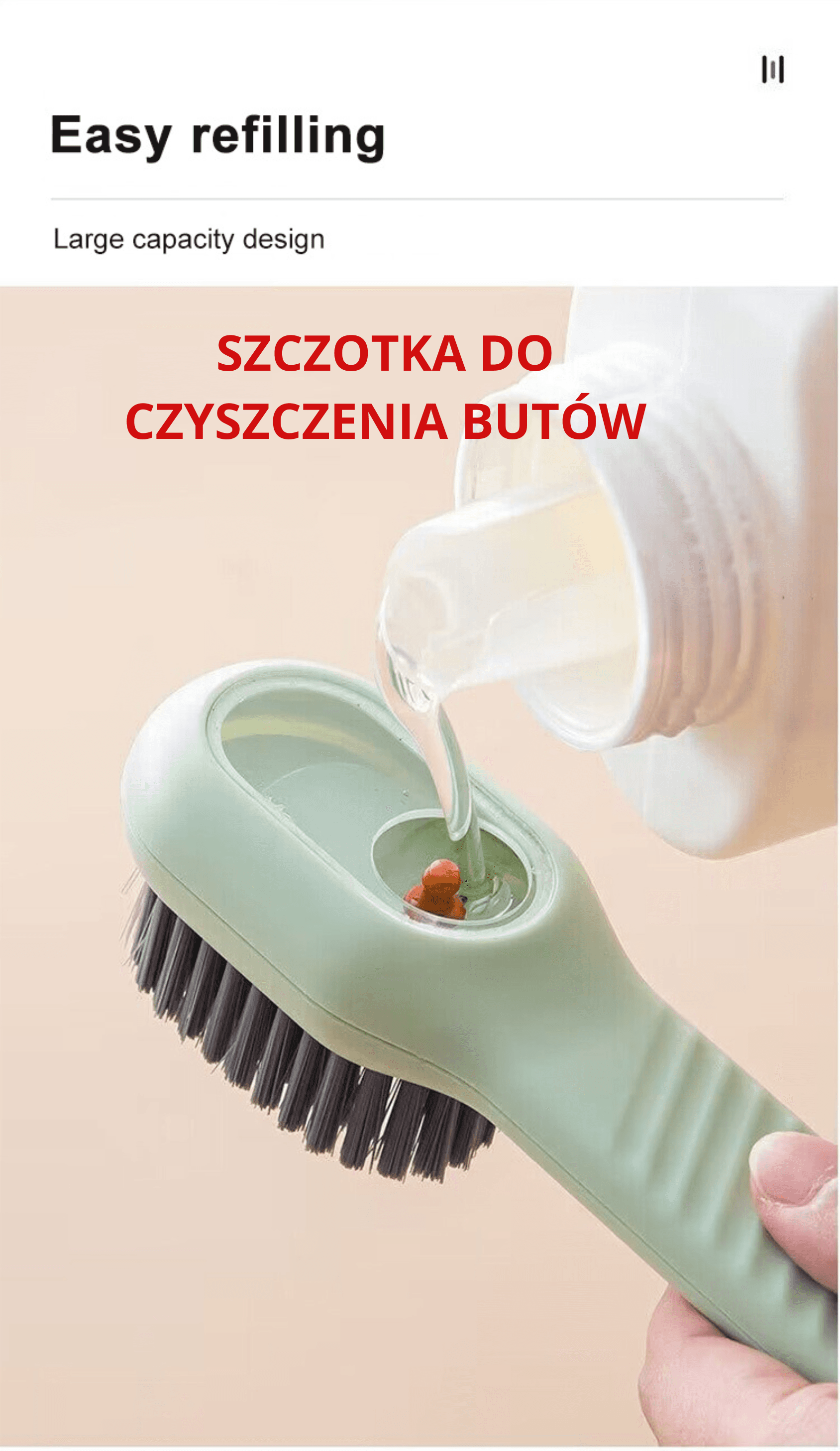 Szczotka, która robi wszystko! Idealna do butów i ubrań