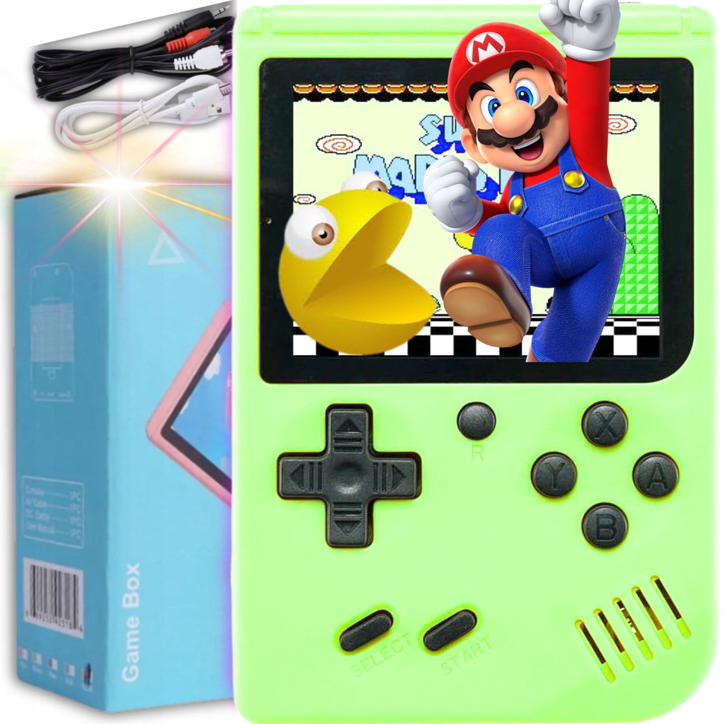 C4_tds0768G_Konsola Game Box ZIELONY